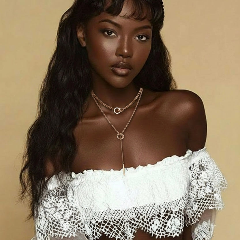 Zuri layered necklace