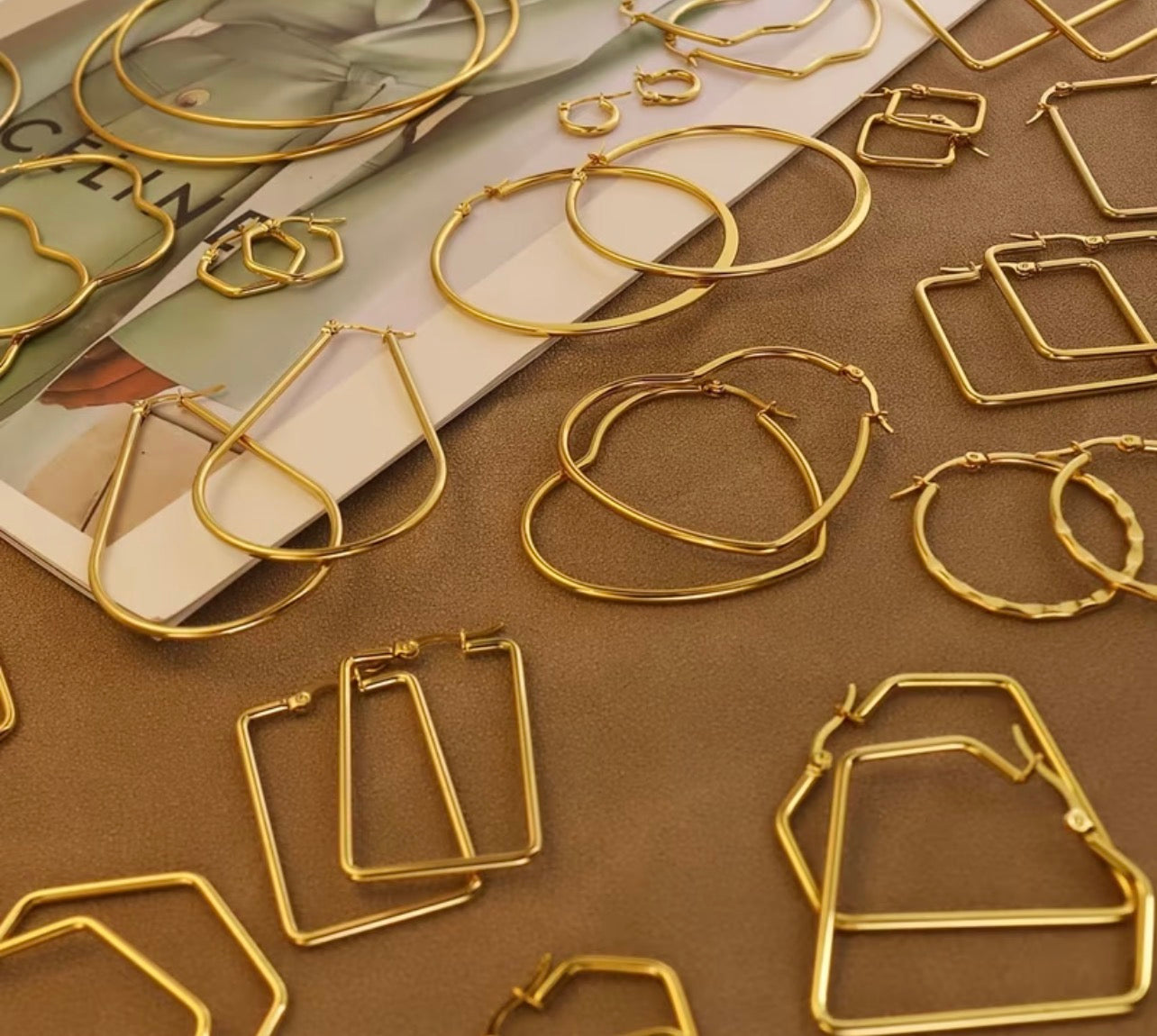 Classic hoop earrings