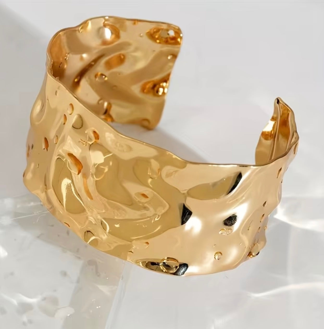 Hammered Cuff Bangle