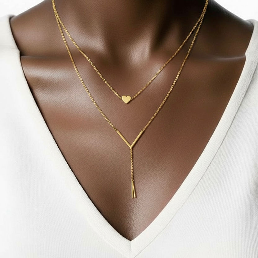 Aria layered necklace