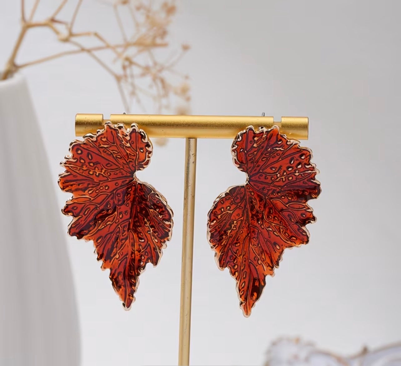 Maple earrings
