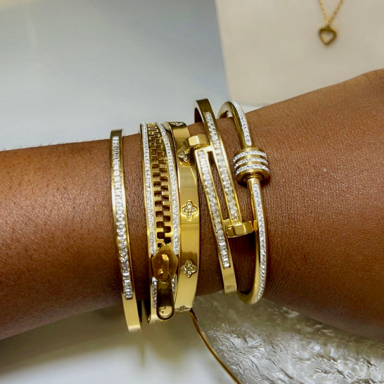 Kelly bracelet stack