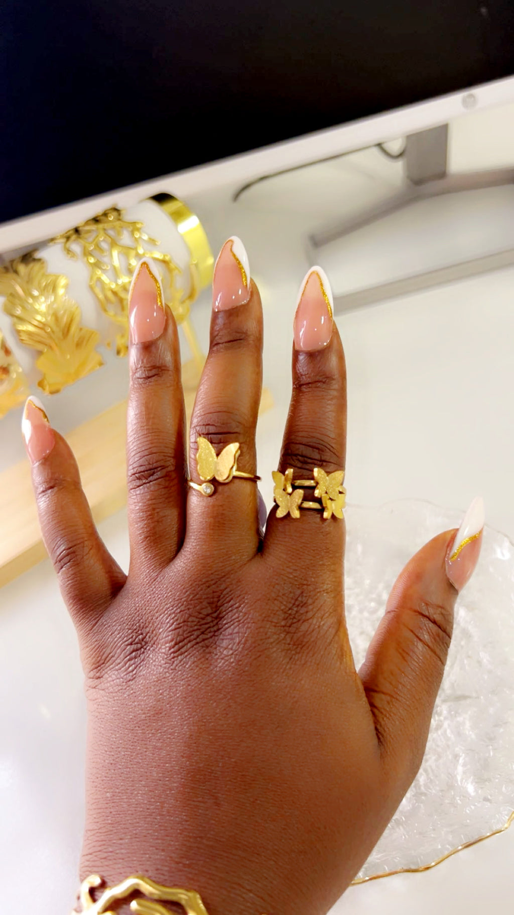 Butterfly Ring Set