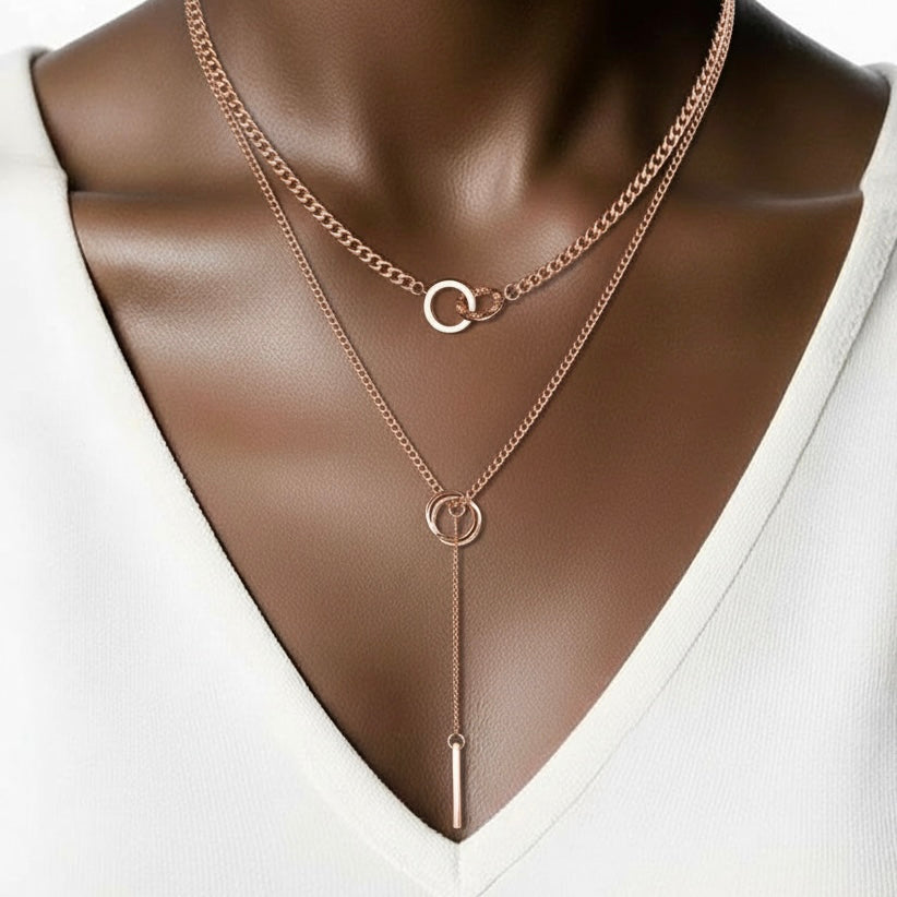 Zuri layered necklace