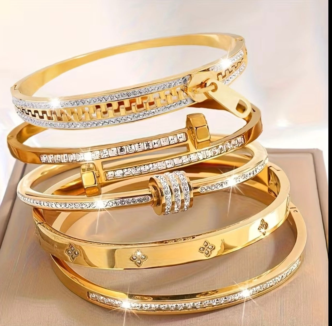 Kelly bracelet stack