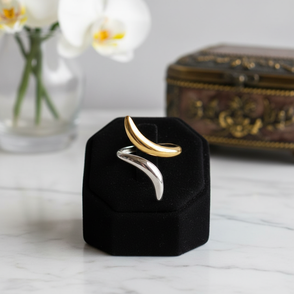 Zaya two tone ring